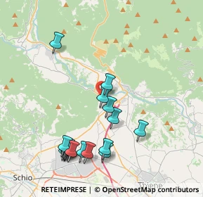 Mappa Vicolo Vignola, 36013 Piovene Rocchette VI, Italia (4.28059)