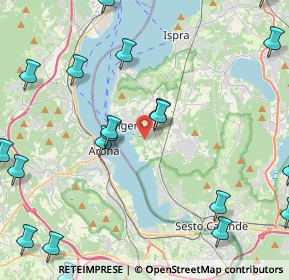 Mappa Via Bruschera, 21021 Angera VA, Italia (5.9945)