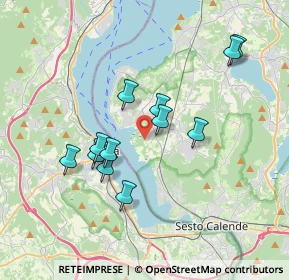 Mappa Via Bruschera, 21021 Angera VA, Italia (3.235)