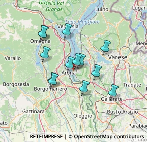 Mappa Via Bruschera, 21021 Angera VA, Italia (11.41231)