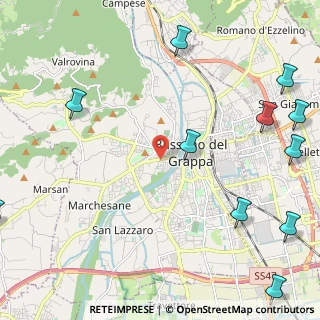 Mappa Via Milano, 36061 Bassano del Grappa VI, Italia (3.28727)