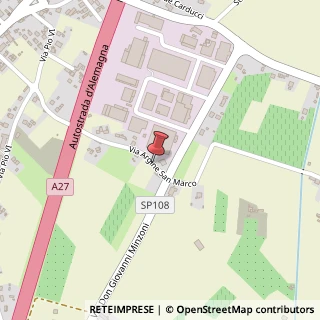 Mappa Via Argine San Marco,  10, 31052 Spresiano, Treviso (Veneto)