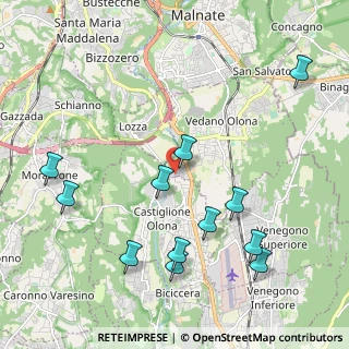 Mappa Via Boschina, 21043 Vedano Olona VA, Italia (2.34083)