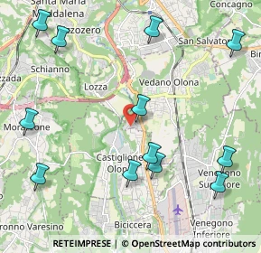 Mappa 21043 Vedano Olona VA, Italia (2.5825)