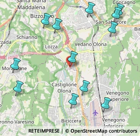 Mappa 21043 Vedano Olona VA, Italia (2.59083)