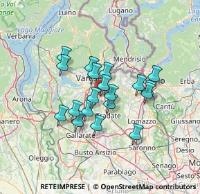 Mappa 21043 Vedano Olona VA, Italia (10.22842)