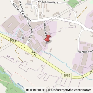 Mappa Via delle Pavigie, snc, 23844 Sirone, Lecco (Lombardia)