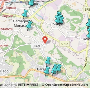 Mappa Strada statale, 23846 Garbagnate Monastero LC, Italia (1.3805)