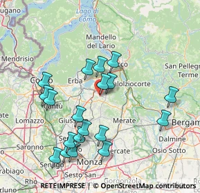 Mappa Strada statale, 23846 Garbagnate Monastero LC, Italia (15.43579)