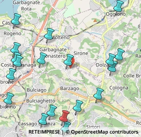 Mappa Strada statale, 23846 Garbagnate Monastero LC, Italia (2.8845)