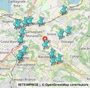 Mappa Strada statale, 23846 Garbagnate Monastero LC, Italia (2.08176)