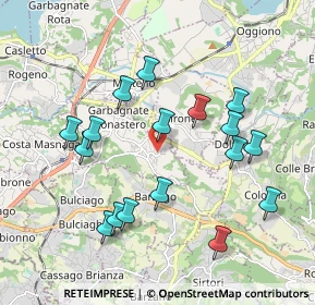 Mappa Strada statale, 23846 Garbagnate Monastero LC, Italia (1.91235)
