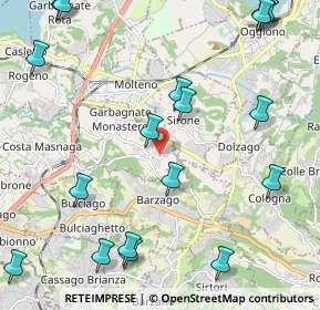 Mappa Strada statale, 23846 Garbagnate Monastero LC, Italia (2.973)
