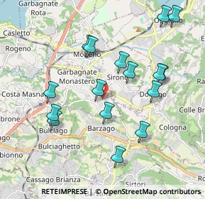 Mappa Strada statale, 23846 Garbagnate Monastero LC, Italia (1.95625)