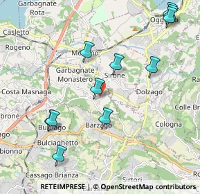 Mappa Strada statale, 23846 Garbagnate Monastero LC, Italia (2.28182)