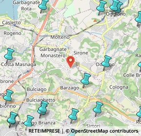 Mappa Strada statale, 23846 Garbagnate Monastero LC, Italia (3.598)