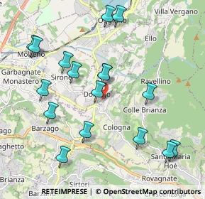 Mappa Via Puccini, 23843 Dolzago LC, Italia (2.13706)