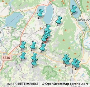 Mappa Via Puccini, 23843 Dolzago LC, Italia (3.74588)