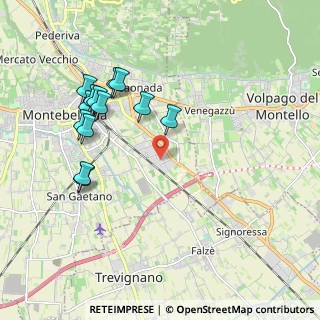 Mappa Via Ferraris Galileo, 31044 Montebelluna TV, Italia (2.00308)