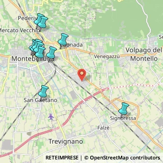 Mappa Via Ferraris Galileo, 31044 Montebelluna TV, Italia (2.72455)