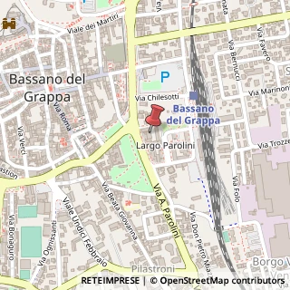 Mappa Largo Parolini, 78, 36061 Bassano del Grappa, Vicenza (Veneto)