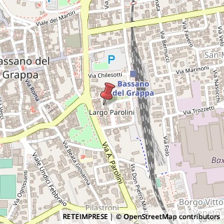 Mappa Via Parolini, 132, 36061 Bassano del Grappa, Vicenza (Veneto)