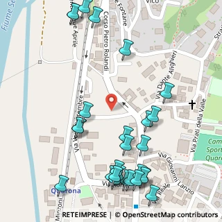 Mappa Via XX Settembre, 13017 Quarona VC, Italia (0.16296)