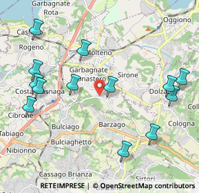 Mappa Via Monte Barro, 23846 Garbagnate Monastero LC, Italia (2.37077)