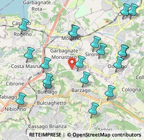 Mappa Via Monte Barro, 23846 Garbagnate Monastero LC, Italia (2.25526)