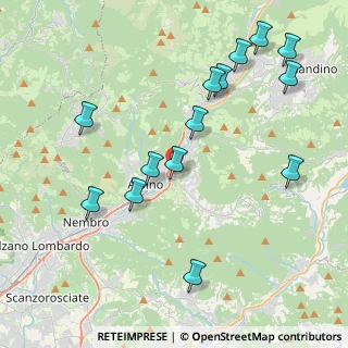 Mappa Via per Cene, 24021 Albino BG, Italia (4.49571)