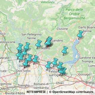 Mappa Via per Cene, 24021 Albino BG, Italia (16.2315)