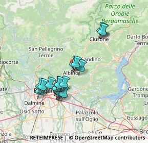 Mappa Via per Cene, 24021 Albino BG, Italia (12.51056)