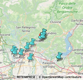 Mappa Via per Cene, 24021 Albino BG, Italia (13.19417)