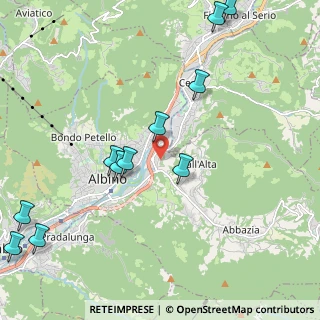 Mappa Via per Cene, 24021 Albino BG, Italia (2.55)