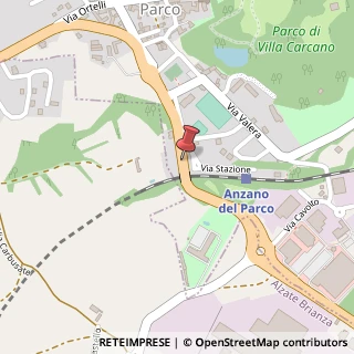 Mappa Via provinciale 4, 22040 Anzano del Parco, Como (Lombardia)