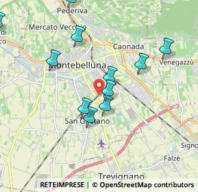 Mappa Via Biancospino, 31044 Montebelluna TV, Italia (1.92818)