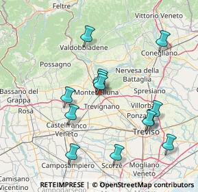 Mappa Via Biancospino, 31044 Montebelluna TV, Italia (15.11)