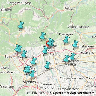 Mappa Via Col di Grado, 36061 Bassano del Grappa VI, Italia (16.50882)
