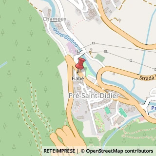 Mappa Avenue du Mont blanc, 55, 11010 Pré-Saint-Didier, Aosta (Valle d'Aosta)