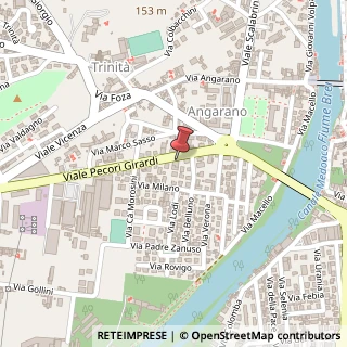 Mappa Viale Pecori Giraldi, 19, 36061 Bassano del Grappa, Vicenza (Veneto)