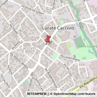 Mappa Via Cesare Battisti,  2, 22075 Lurate Caccivio, Como (Lombardia)