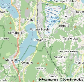 Mappa Via San Michele, 21020 Varano Borghi VA, Italia (2.217)