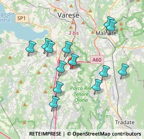 Mappa Piazza Sant'Ambrogio, 21040 Morazzone VA, Italia (3.56077)