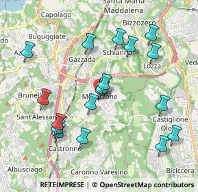 Mappa Piazza Sant'Ambrogio, 21040 Morazzone VA, Italia (1.99667)