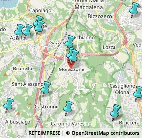 Mappa Piazza Sant'Ambrogio, 21040 Morazzone VA, Italia (2.68714)
