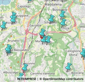 Mappa Piazza Sant'Ambrogio, 21040 Morazzone VA, Italia (2.965)