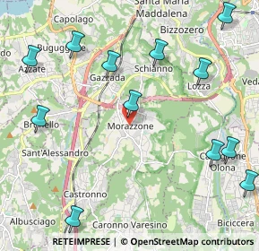 Mappa Piazza Sant'Ambrogio, 21040 Morazzone VA, Italia (2.685)