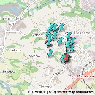 Mappa Via Giacomo Puccini, 23845 Costa Masnaga LC, Italia (0.36071)