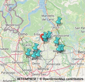 Mappa Via Giacomo Puccini, 23845 Costa Masnaga LC, Italia (10.75)