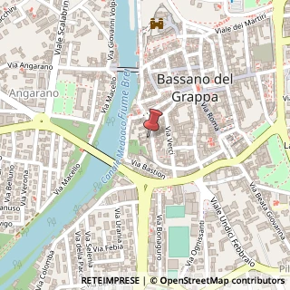 Mappa Via Campo Marzio, 30, 36061 Bassano del Grappa, Vicenza (Veneto)